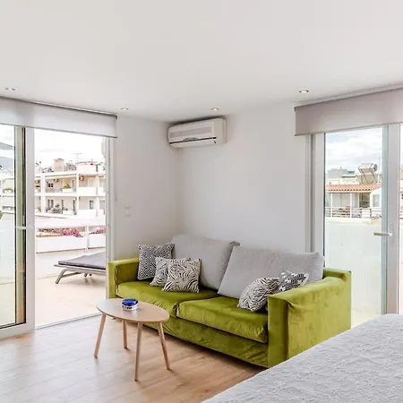 Delimare, Acropolis & Sea View Rooftop, Paleo Faliro Apartment Athens